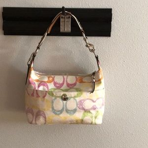 COACH HAMPTONS SPRING Scribble Pastels Bag